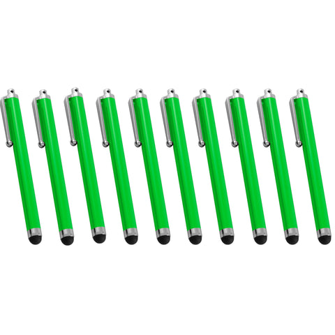 10 Pack Soft Touch Bright Stylus