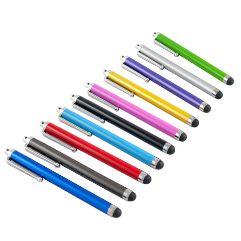 10 Pack Soft Touch Bright Stylus