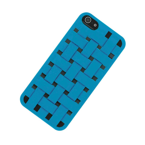 3D Basket Weave Interlink Silicone Case For iPhone 4 4S