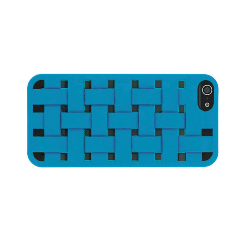 3D Basket Weave Interlink Silicone Case For iPhone 4 4S