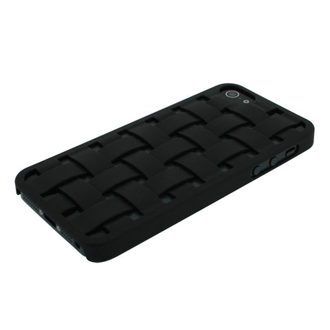 3D Basket Weave Interlink Silicone Case For iPhone 4 4S