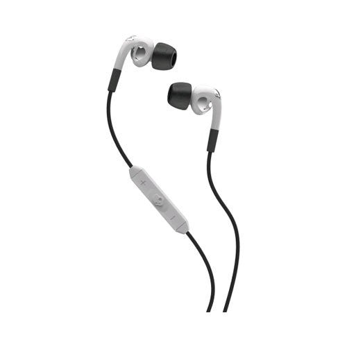 Skullcandy Fix Ear Bud with Mic- White/Chrome (S2FXFW-075)