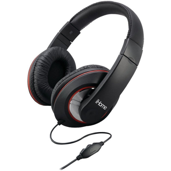 iHome iB40B Over-the-Ear Headphones