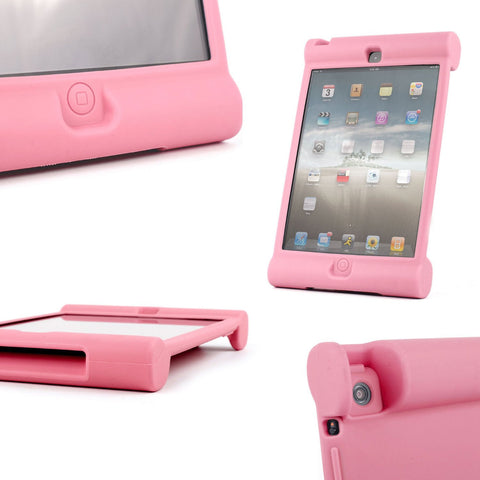 Pink Shock Resistant Easy Grip Case For Apple iPad 2/3/4