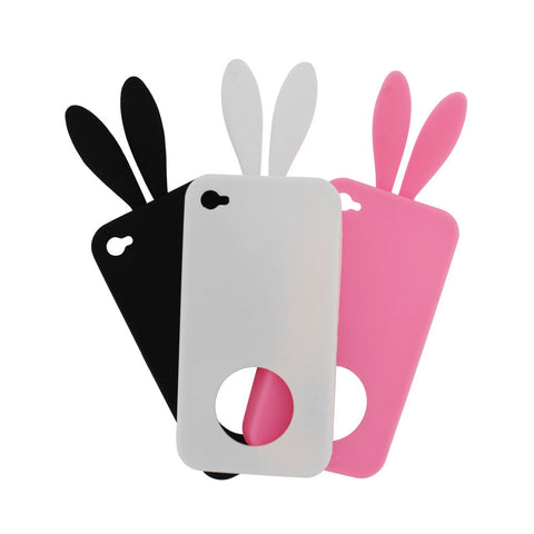 3X Rabbit Ears Case Bundle For Apple iPhone 4 4S