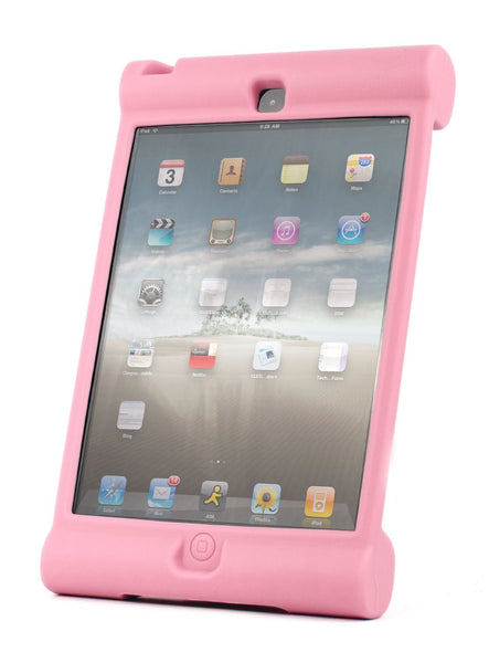 Pink Shock Resistant Easy Grip Case For Apple iPad 2/3/4