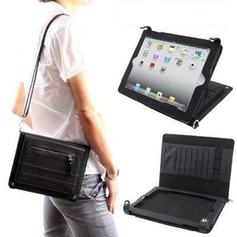 iPad Attache Leather Messenger Bag