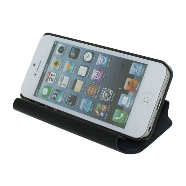 360 Rotating Leather Stand Case For iPhone 5 5S