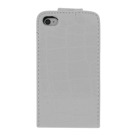 Crocodile Leather Flip Case for Iphone 4 4S