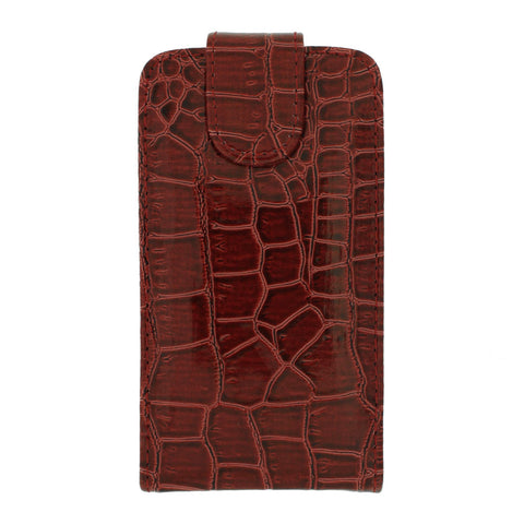 Crocodile Leather Flip Case for Iphone 4 4S