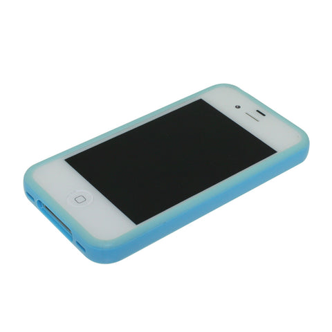 Slim Hard Matte Silicone TPU Bumper for iPhone 4 4S