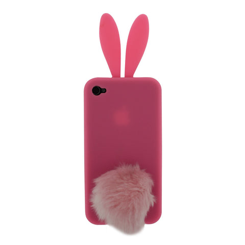 Rabbit Ears Cover Case For Apple iPhone 4 4S