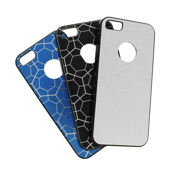 3X Bundle Pack of Hexagon Cases for iPhone 5 5S