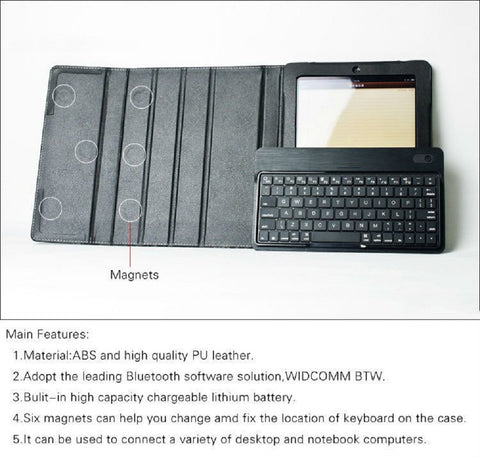 Bluetooth Wireless Keyboard Case