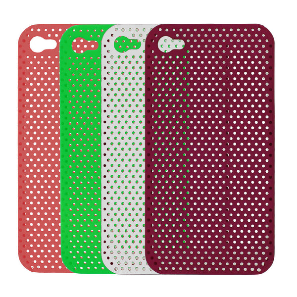 4X Retro Mesh Case Bundle Pack for iPhone 4 4S