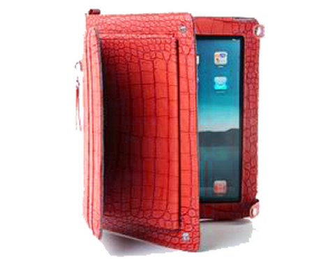 iPad Attache Leather Messenger Bag