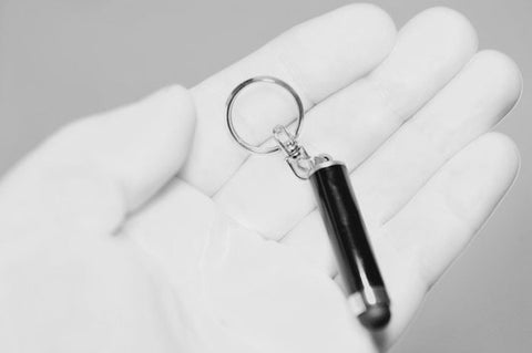 Mini Torpedo Keyring Stylus