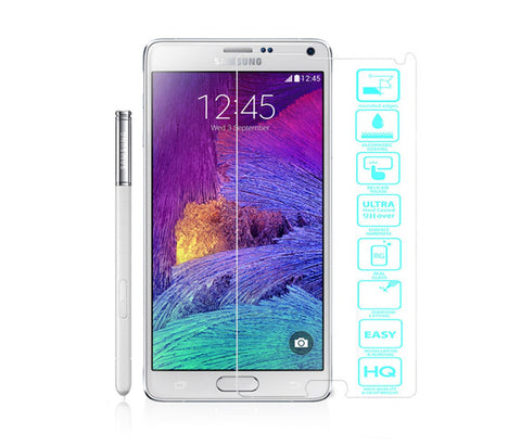 Galaxy Note 4 Tempered Glass Screen Protector - MXx® Ultra Slim Extra Smooth