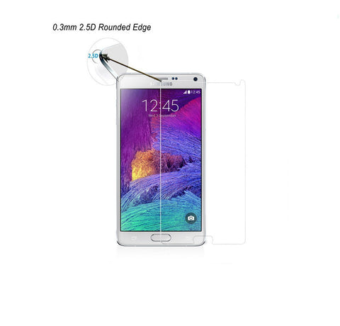 Galaxy Note 4 Tempered Glass Screen Protector - MXx® Ultra Slim Extra Smooth