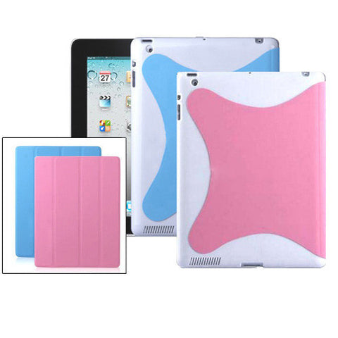 Smart Cover For Apple iPad 2 3 With Hard Back Case