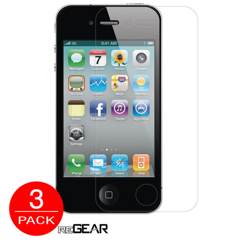 Anti Glare Screen Protector for iPhone 4/4S - 3 Pack