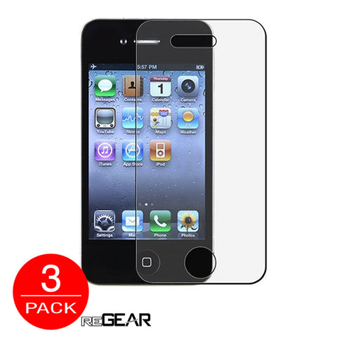 Anti Glare Screen Protector for iPhone 4/4S - 3 Pack