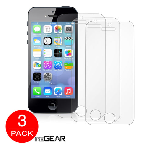 Anti Glare Screen Protector for iPhone 5/5S - 3 Pack