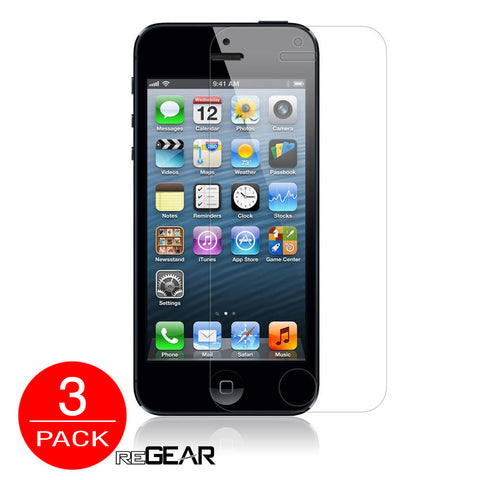 Anti Glare Screen Protector for iPhone 5/5S - 3 Pack