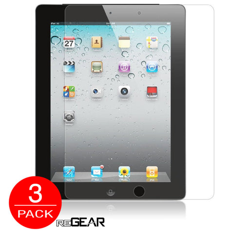 Anti Glare Screen Protector for iPad 2/3/4 - 3 Pack