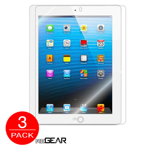 Anti Glare Screen Protector for iPad 2/3/4 - 3 Pack