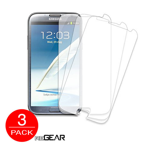 Clear Screen Protector for Samsung Galaxy Note 2 - 3 Pack