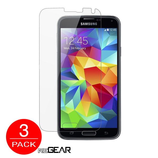 Anti Glare Screen Protector for Samsung Galaxy S 5 - 3 Pack