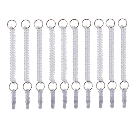 10 Pack - Short Coiled Tethers