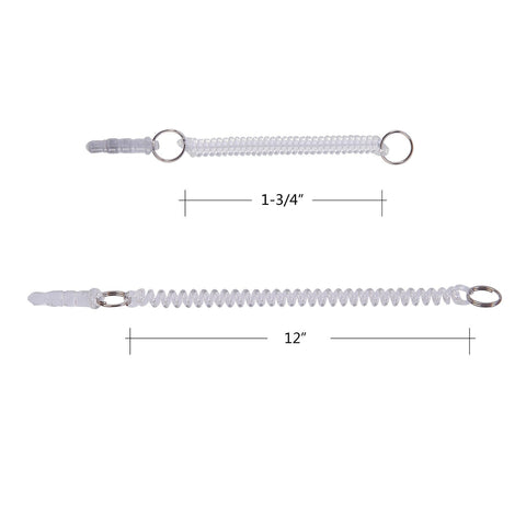 10 Pack - Short Coiled Tethers