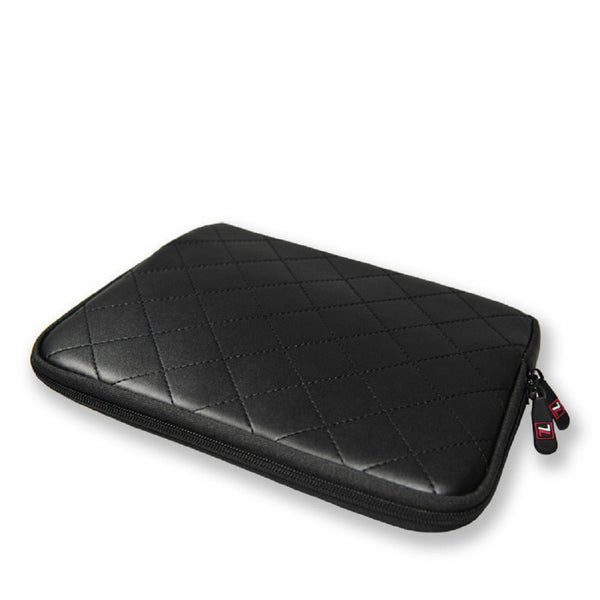 Quilted Leather Zip Sleeve